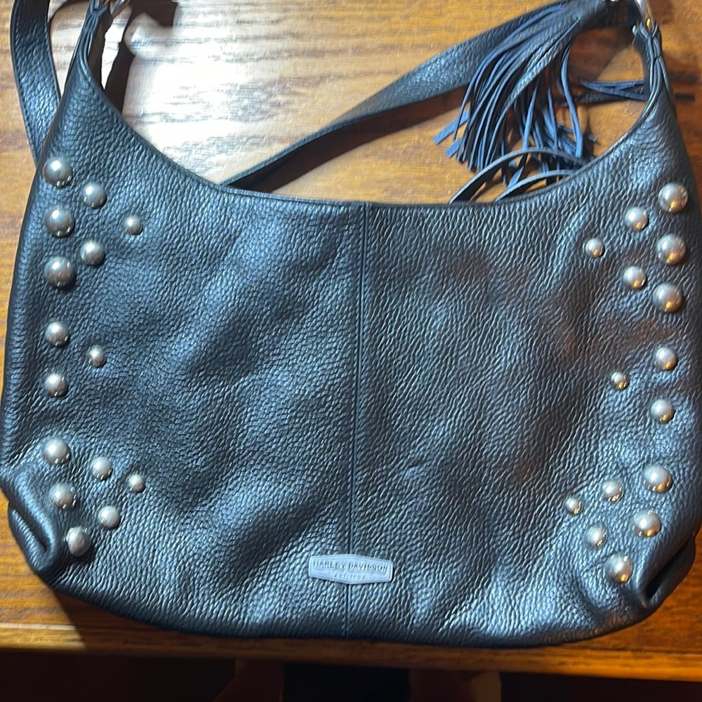 Harley Davidson black shoulder bag